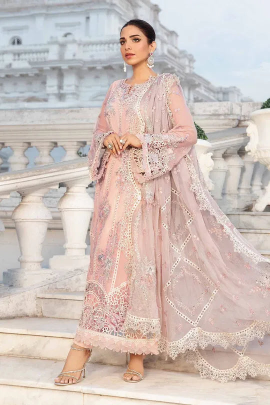 Unstitched Embroidered Chiffon Suit                1393