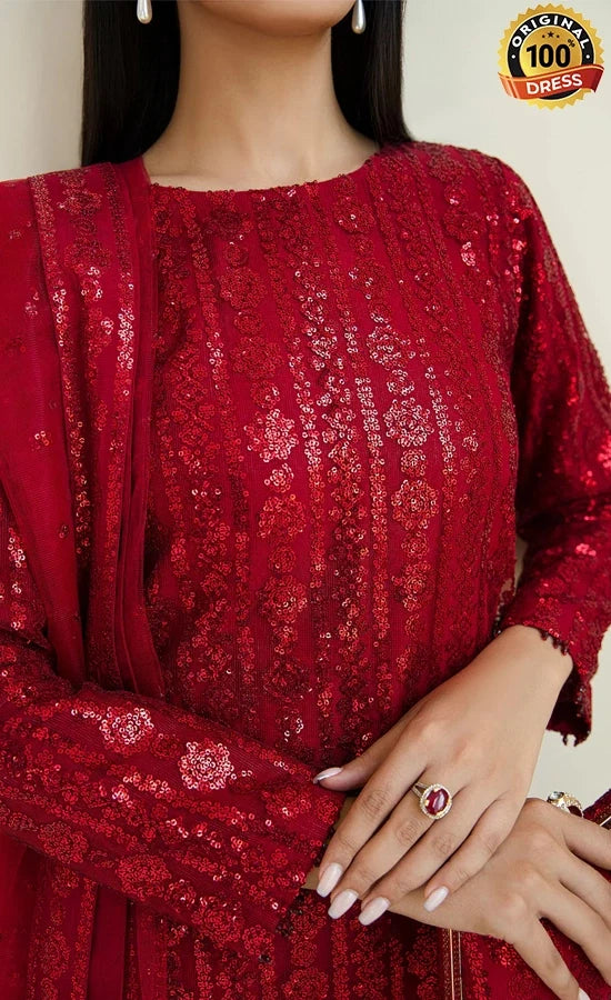 Aura Luxury Festive – "RUBY ENCHANTMENT (1352)