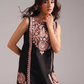 2Piece - Embroidered Leno Kara Suit (Unstiched)