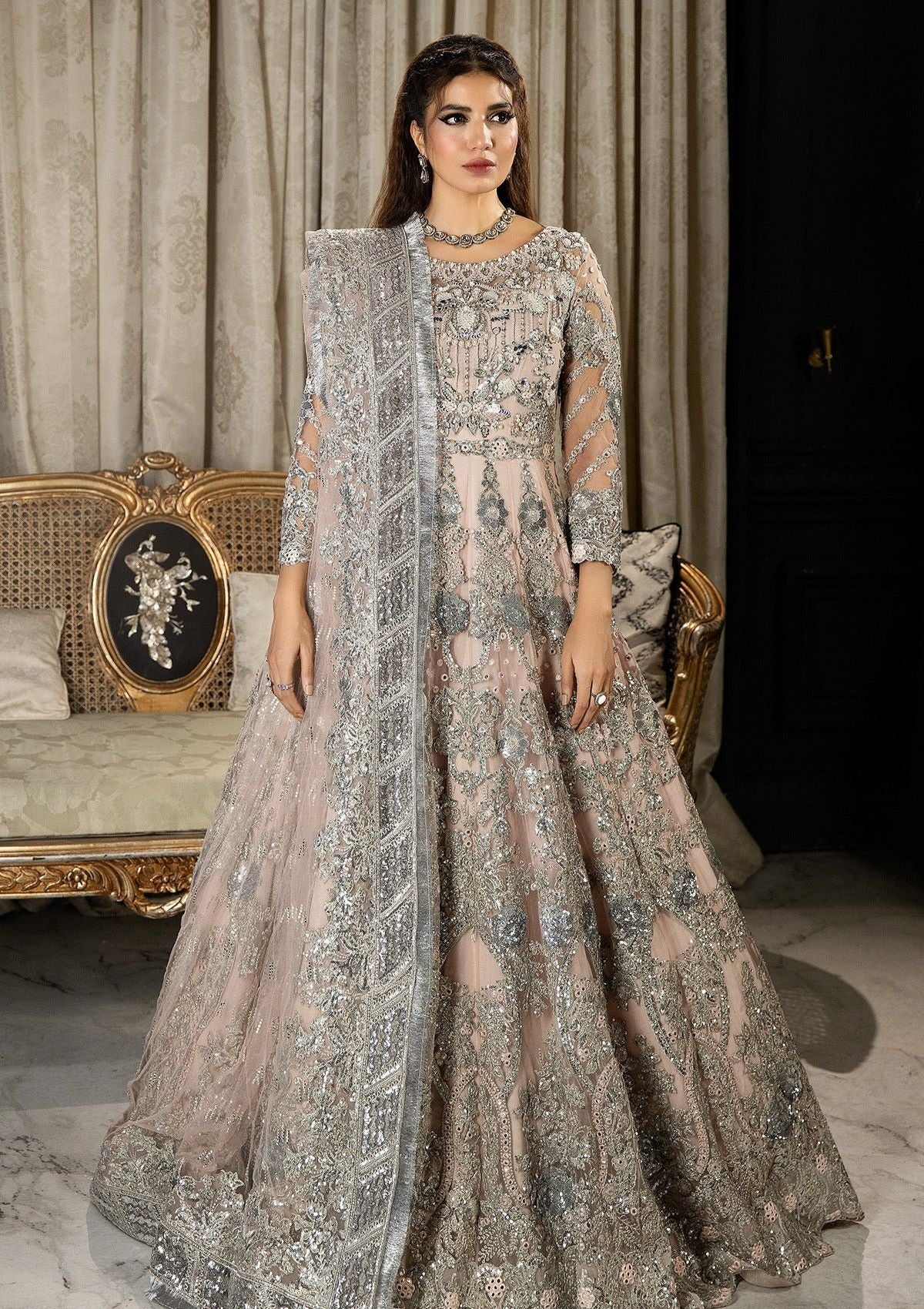 Imrozia Premium Luxury Formals – "ZAH" (Rose Gold/Blush)  (1350)