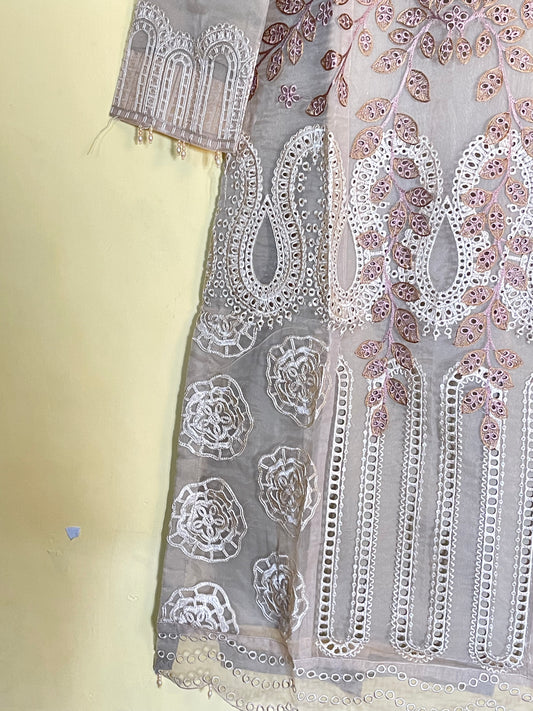 Maria B. Style 3-Piece Embroidered Suit