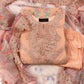 Luxury 3-Piece Stitched Organza Suit – Peach Blossom