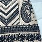 Premium 2-Piece Stitched Embroidered Lawn Suit – Dark Skin &amp; Black