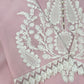 Luxury 3-Piece Stitched Organza Suit – Baby Pink &amp; White (BEST SELLER)