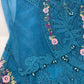 Luxury 3-Piece Stitched Organza Suit – Zinc Floral