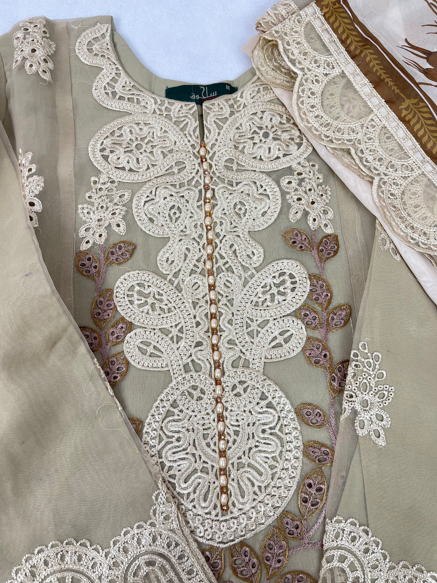 Maria B. Style 3-Piece Embroidered Suit