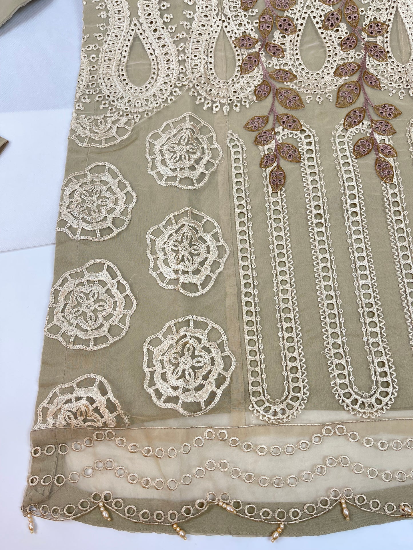 Maria B. Style 3-Piece Embroidered Suit