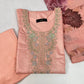 Premium 3-Piece Stitched Doriyan Lawn Suit – Soft Pink &amp; Floral