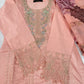 Premium 3-Piece Stitched Doriyan Lawn Suit – Soft Pink &amp; Floral