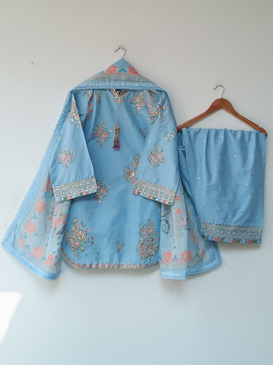 UKASHA COTTON (SKY BLUE)
