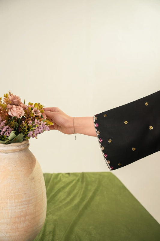 3 Piece Embroidered Suit - Premium Lawn