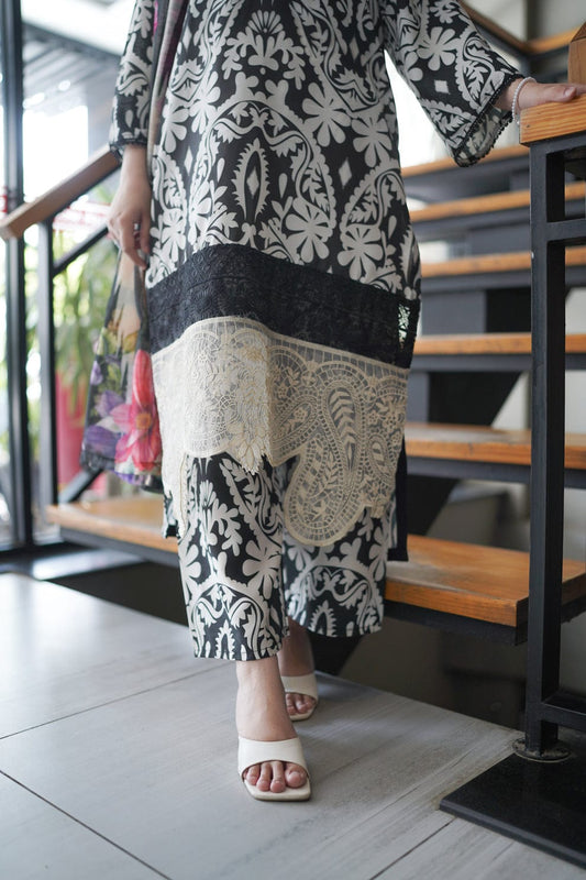 3 Piece Silky Lawn Suit