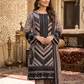 Premium 2-Piece Stitched Embroidered Lawn Suit – Dark Skin &amp; Black