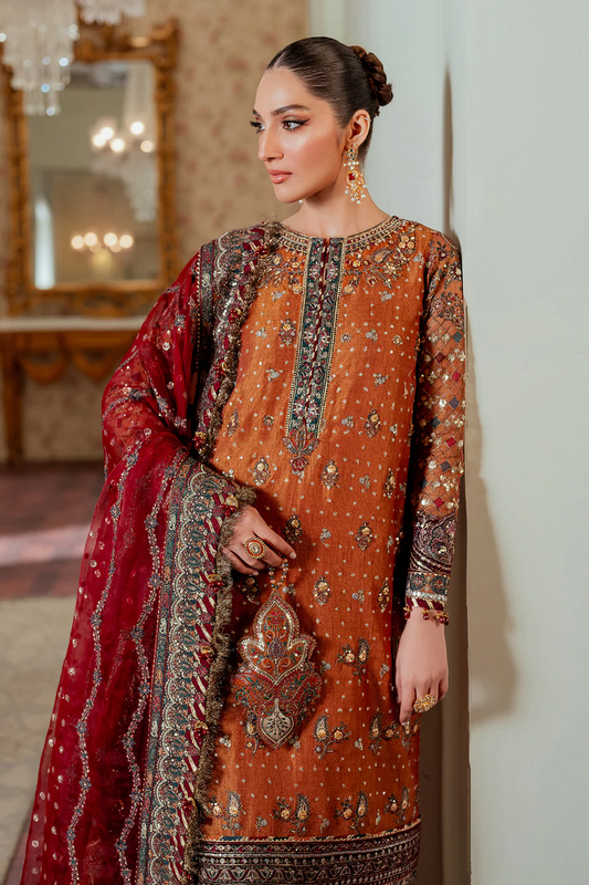 EMBROIDERED NET CH13-01 UNSTITCHED  1382